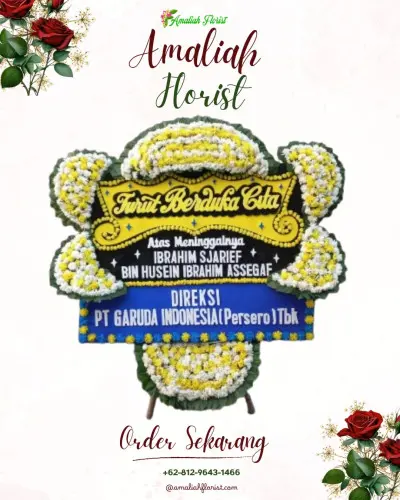 Papan Bunga Duka di Rumah Duka Gpib Martadinata